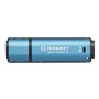 Clé USB Kingston IKVP50/8GB Porte-clés Noir Bleu
