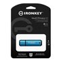 Clé USB Kingston IKVP50/8GB Porte-clés Noir Bleu