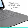 Housse pour Tablette Logitech iPad Air 2024 | iPad Air 2022 Gris Espagnol Qwerty QWERTY