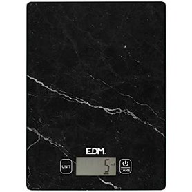 balance de cuisine EDM Noir 5 kg (14 x 19.5 cm)