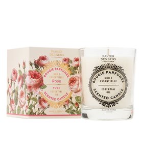 Bougie Parfumée Panier des Sens Rose