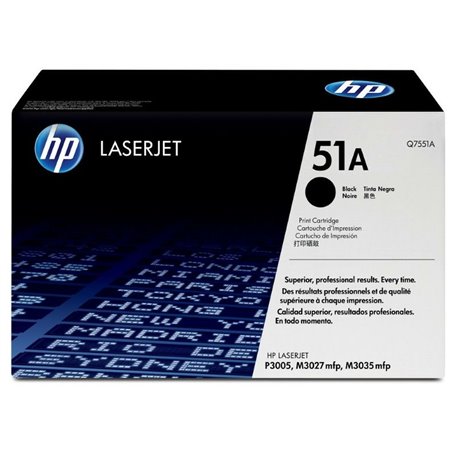 HP 51A toner LaserJet noir authentique