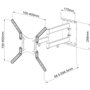 Support mural Techly ICA-PLB 136M 55" 23"