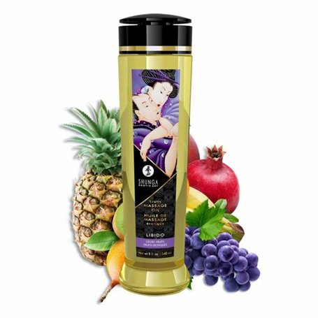 Huile de massage érotique Shunga Fruits exotiques (240 ml)