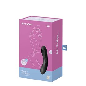 Vibration de Stimulation Double Satisfyer CURVY TRINITY 4 Noir