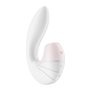 Vibration de Stimulation Double Satisfyer Supernova Blanc