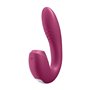 Vibration de Stimulation Double  Supernova Insertable Satisfyer Sunray Rouge Fuchsia