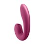 Vibration de Stimulation Double  Supernova Insertable Satisfyer Sunray Rouge Fuchsia