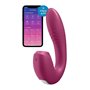 Vibration de Stimulation Double  Supernova Insertable Satisfyer Sunray Rouge Fuchsia