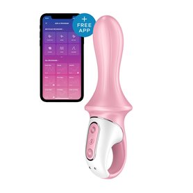 Vibromasseur contrôlé par radio Satisfyer Air Pump Booty 5 Rose