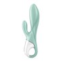 Vibration de Stimulation Double Satisfyer Air Pump Bunny 5 Vert