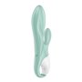 Vibration de Stimulation Double Satisfyer Air Pump Bunny 5 Vert