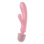 Vibration de Stimulation Double Satisfyer Triple Lover Rose