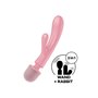 Vibration de Stimulation Double Satisfyer Triple Lover Rose