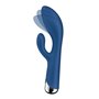 Vibration de Stimulation Double Satisfyer Spinning Rabbit 1 Bleu