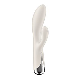 Vibration de Stimulation Double Satisfyer Spinning Rabbit 1 Blanc