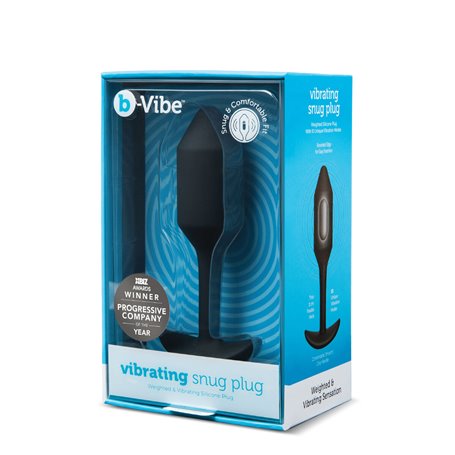 Plug anal Snug M B-Vibe Vibrating Noir