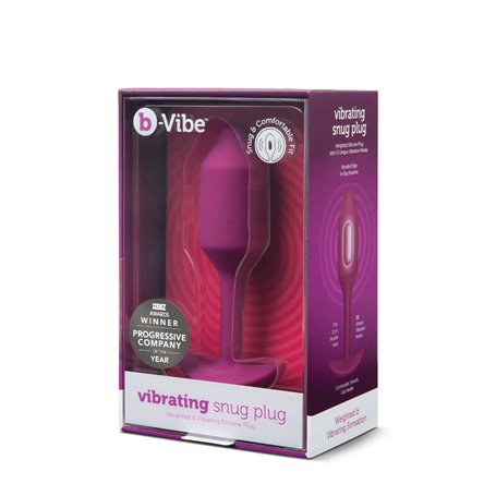 Plug anal Snug M B-Vibe Vibrating Rose