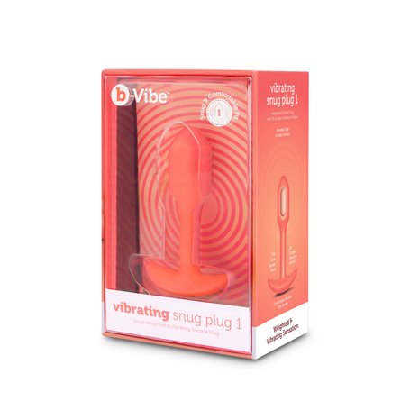 Plug Anal B-Vibe Vibrating Snug Orange