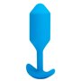 Plug Anal B-Vibe Vibrating Snug 3 Bleu (3,7 x 13,8 x 1 cm)