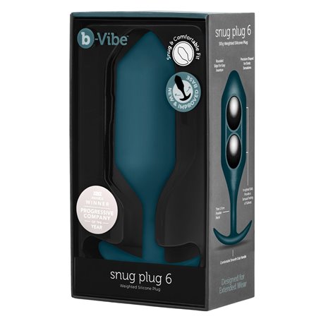 Plug Anal B-Vibe 6 Azul Océano