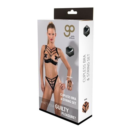 Ensemble de Lingerie Guilty Pleasure Noir (L)