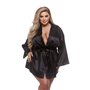 Blouse Baci Lingerie All Satin Noir XL