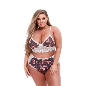 Ensemble de Lingerie en Dentelle Baci Lingerie Floral & Lace XL