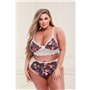 Ensemble de Lingerie en Dentelle Baci Lingerie Floral & Lace XL