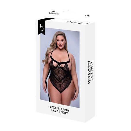 Body Baci Lingerie Sexy Strappy Lace Noir