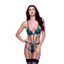 Ensemble de Lingerie Baci Lingerie Lace Teddy Vert (M/L)