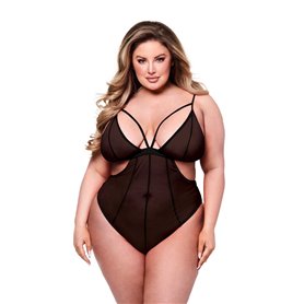 Body Baci Lingerie Crotchless Noir