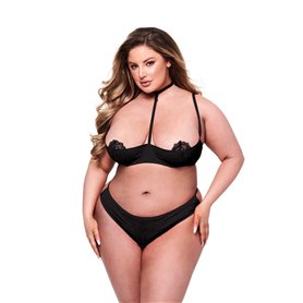 Ensemble de Lingerie Baci Lingerie Quarter Noir 2 Pièces