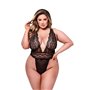 Body Baci Lingerie Deep V Noir