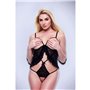 Body Baci Lingerie Peek-a-boo Noir M/L