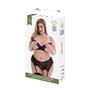 Ensemble de Lingerie Baci Lingerie Peek-A-Boo Bra Noir (Queen)