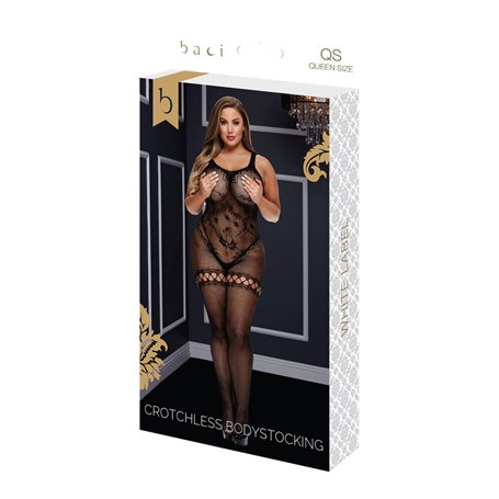 Body en dentelle Jaquard Grande Taille Baci Lingerie 00186