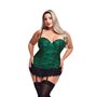 Corset Baci Lingerie Vert (3XL/4XL)