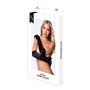 Gants Baci Lingerie Satin Opera Noir