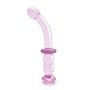 Gode Dream Toys Glaze Glass G-spot Rose