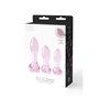 Plug Anal Dream Toys Glaze Rose 3 Pièces