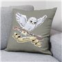 Housse de coussin Harry Potter Hedwig Gris 50 x 50 cm