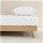 Drap housse Kids&Cotton Kibo Multicouleur 105 x 200 cm