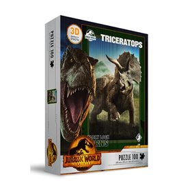 PUZZLE EFFET 3D JURASSIC - TRICE