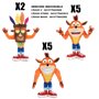 Assortiment peluches Crash Bandicoot (12 pièces)