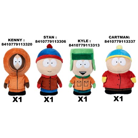 SOUTH PARK ASST PELUCHE 27CM