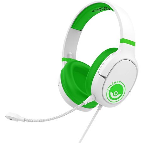 CASQUE GAMING-PKMN POKEBALL VERT