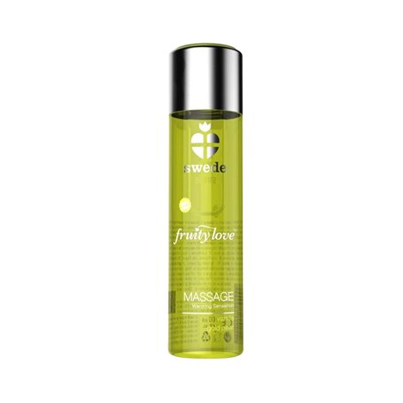 Huile de massage érotique Swede 120 ml Poire Vanille Effet chaleur