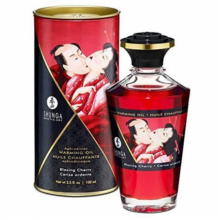 Huile de massage érotique Shunga Blazing cherry 100 ml