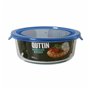 Panier-repas rond avec couvercle Quttin   Bleu 900 ml (6 Unités)